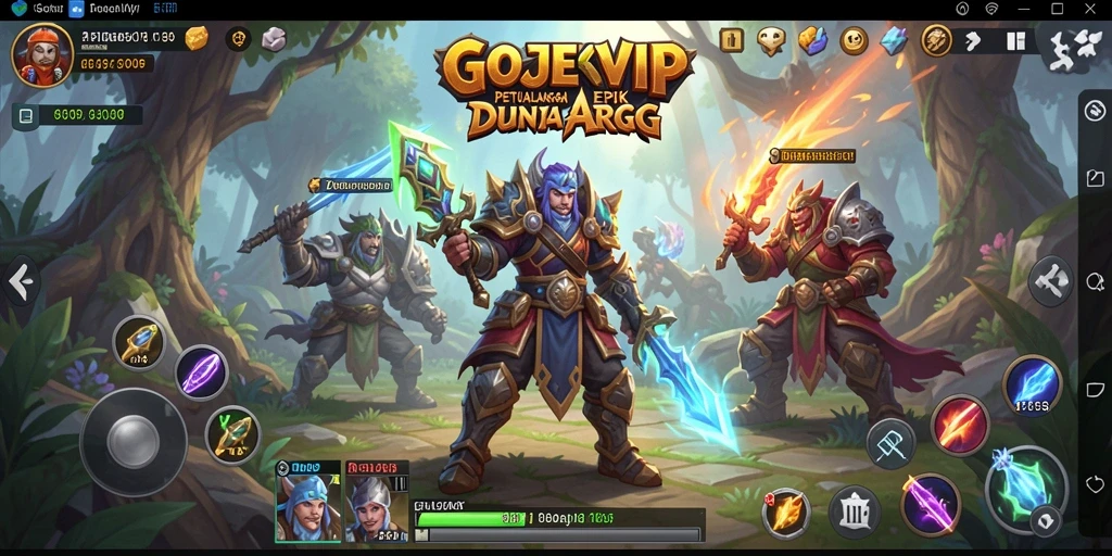 Tampilan gameplay yang mendebarkan di dunia ARPG GOJEKVIP.