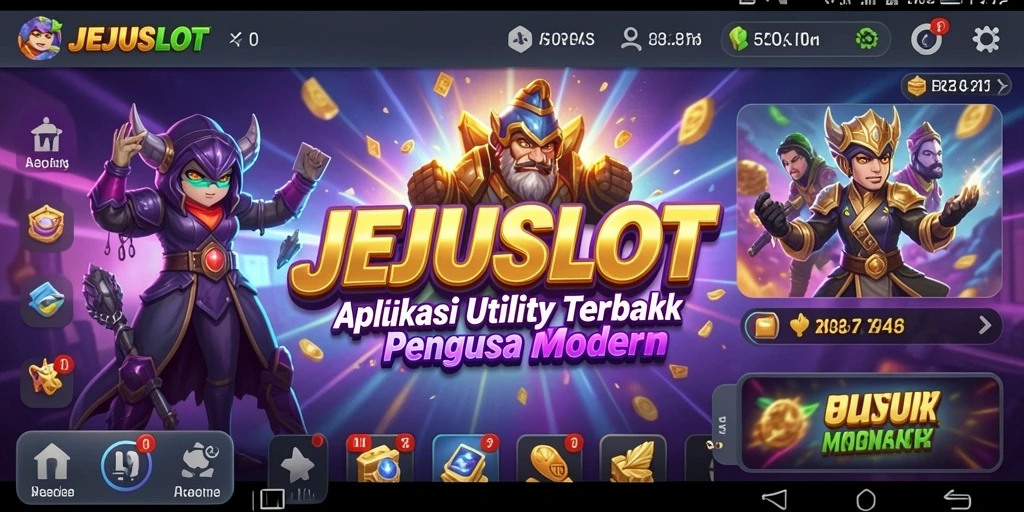 Screenshot menampilkan antarmuka JEJUSLOT yang sederhana dan efektif.