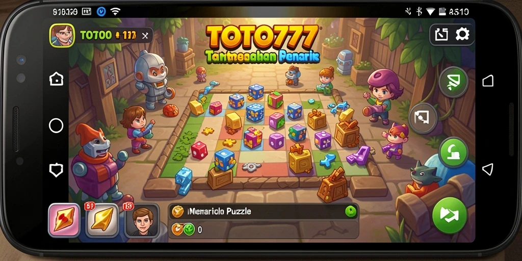 Screenshot gameplay menampilkan tantangan teka-teki yang menarik.