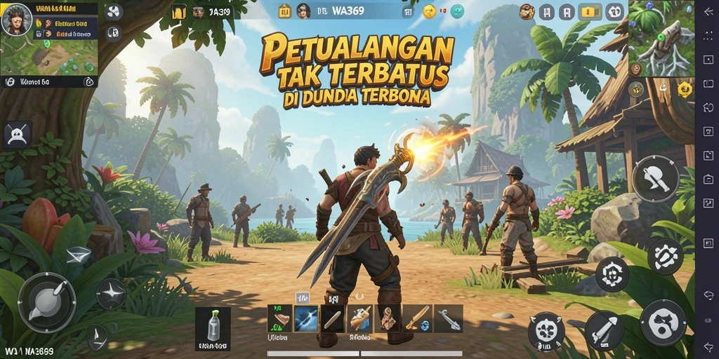 Tampilan gameplay yang mendebarkan dalam dunia Open World.